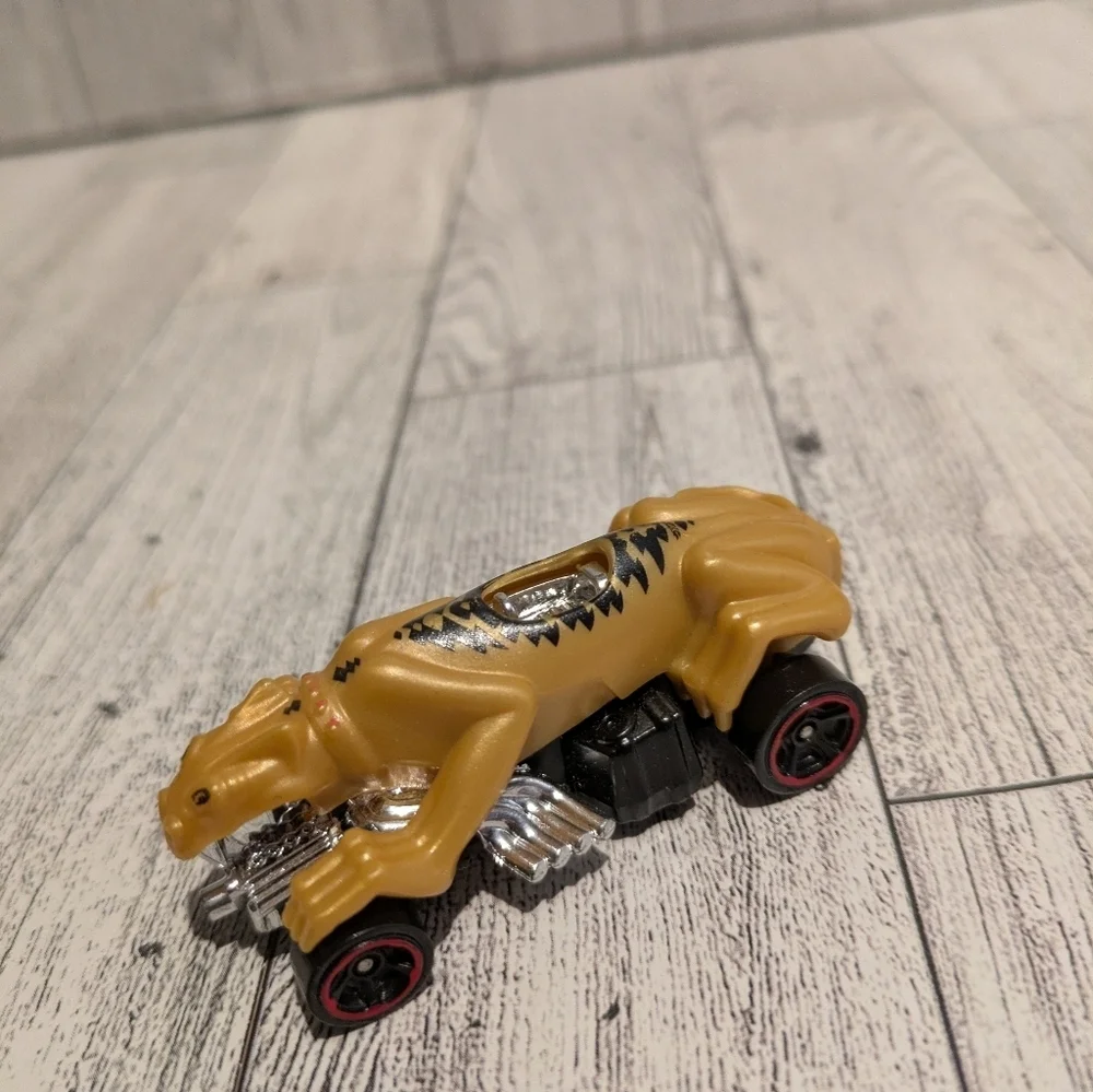 Wild Beast Yellow Toy Car with Black and Red Accents